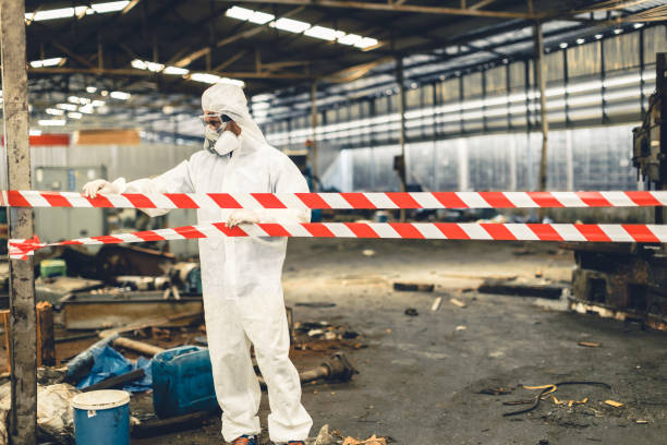 Professional Hoarding Cleanup technician working in Woodlake, VA